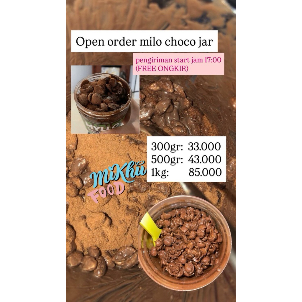 

Milo Choco Jar, 300ml,500ml,1Kg