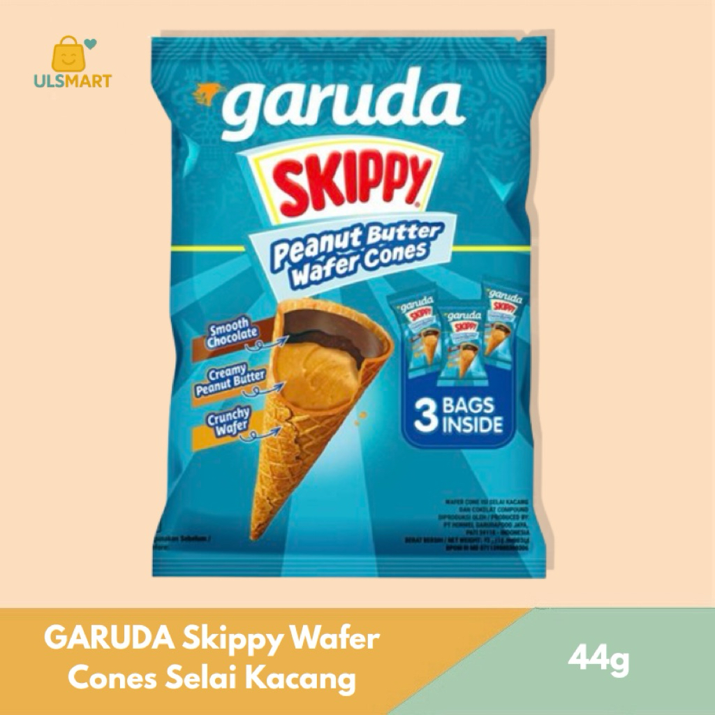 

GARUDA Skippy Wafer Cones Selai Kacang 44 g