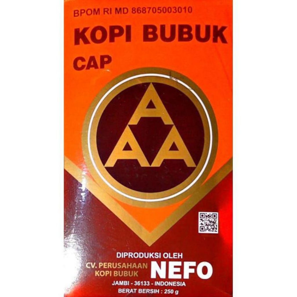 

Kopi Hitam AAA Khas Jambi 250gr