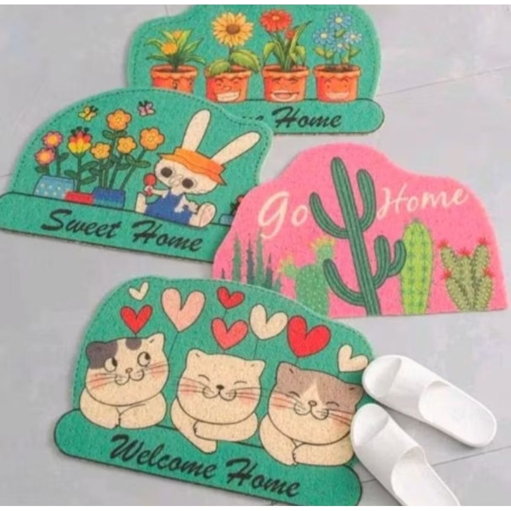 02 Cod - Ob93 Keset Kaki Anti Pasir Lap Kaki Aesthetic Ruang Tamu Kamar Teras Bihun Welcome Keset Ka