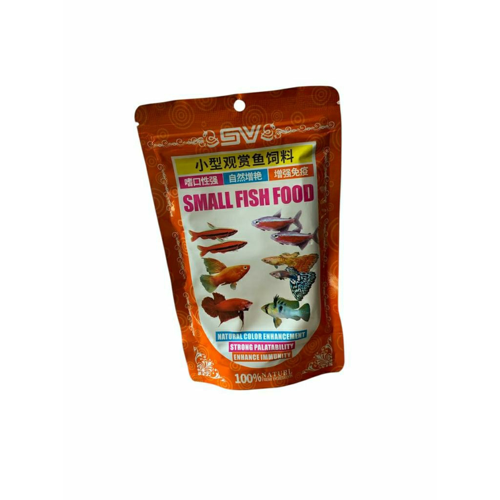 Small Fish Food/pakan glowfish/cupang 80gram