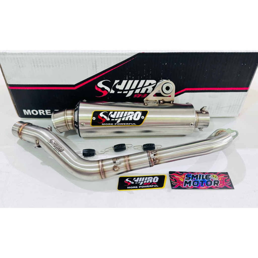 KNALPOT RACING SHIJIRO M3 NMAX OLD INLET 38