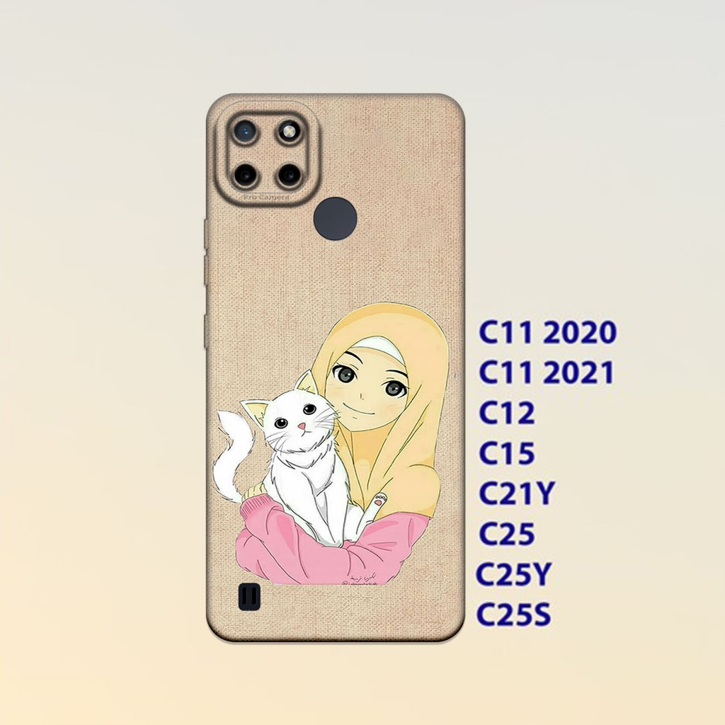 Case Realme C11 ,Realme C12 ,Realme C15 ,Realme C21Y ,realme C25 / C25Y -Casing case Hp Hitam Lentur