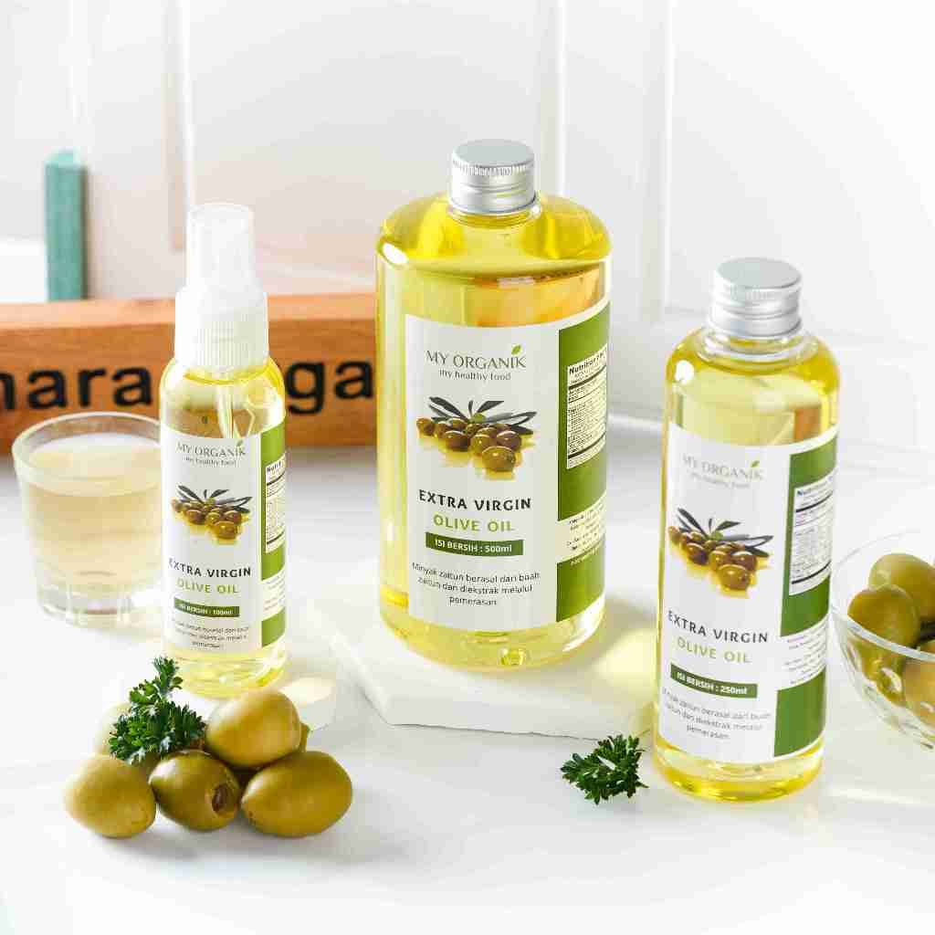 

My Organik Minyak Zaitun Evoo Kemasan Spray Botol Untuk Masakan
