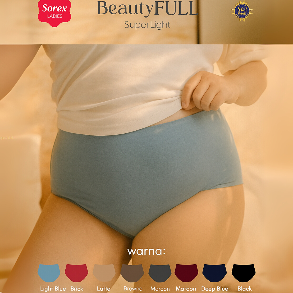 CD Wanita JUMBO SOREX 1249 Big Size EQL QQL QXL celana dalam panties celdam wanita gemuk big size