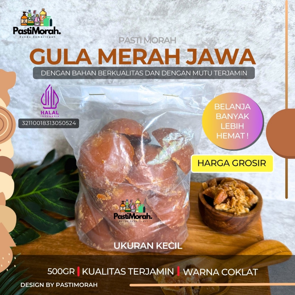 

Gula Merah Batok 500GR HALAL Gula Jawa Dakon Gula Jawa 500GR Bukan Gula Aren/Kawung/Linggau/Cuko