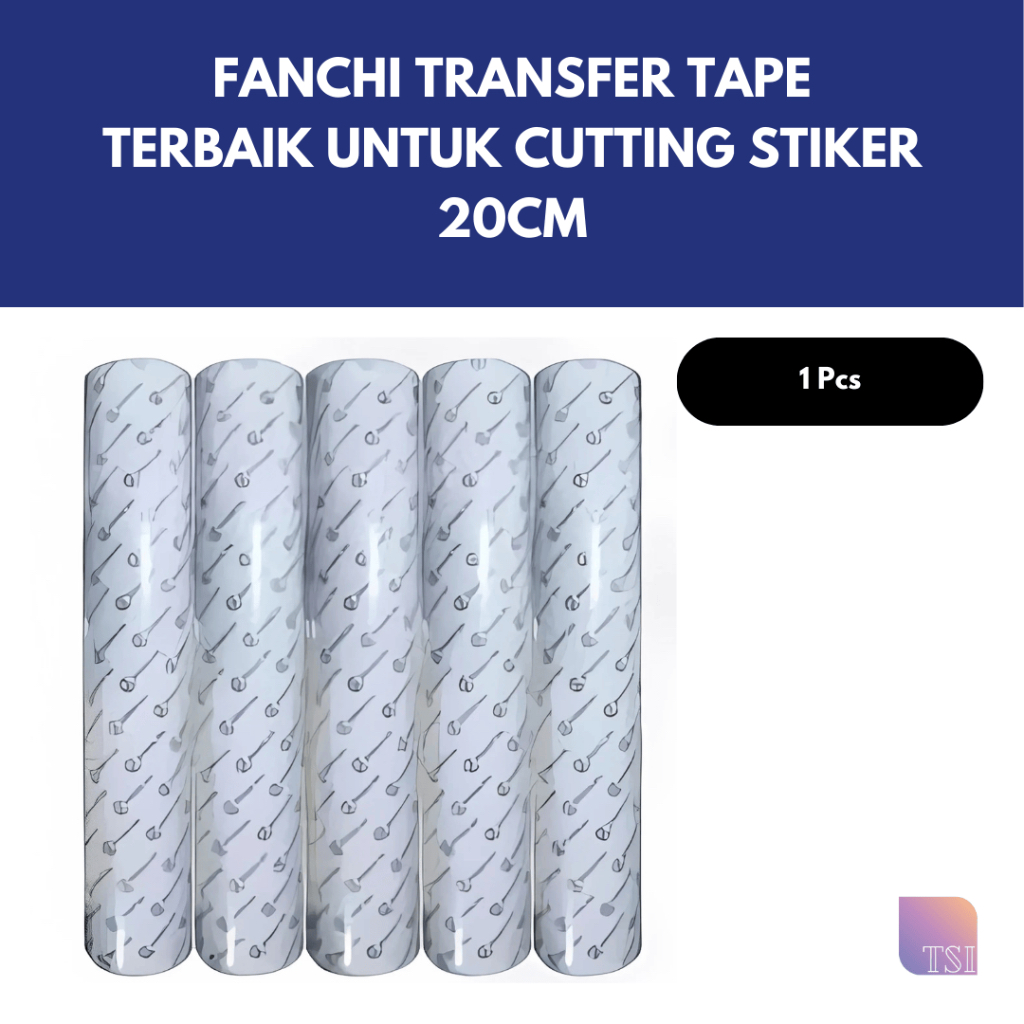 

Transfer Tape Fanchi 20 cm Clear Masking Laminating Bening Cutting Sticker
