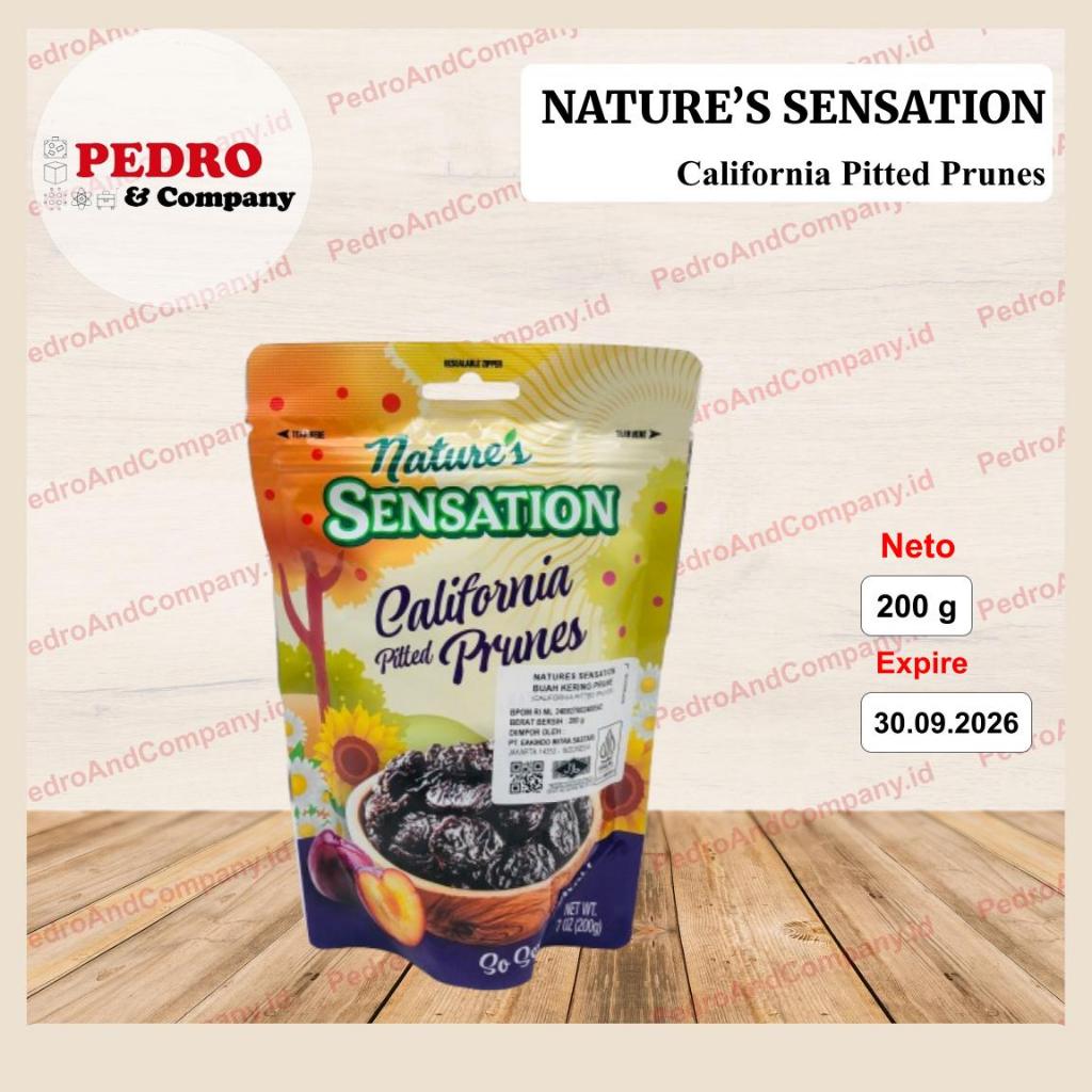 

Natures sensation california pitted prunes buah kering prune UNGU 200 gram - nature sensation