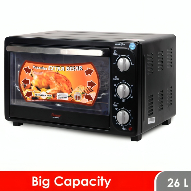 Oven Listrik Cosmos CO-9926 RCG 26L 800W / Oven Cosmos CO9926 RCG 26 Liter / Oven Cosmos CO 9926 RCG