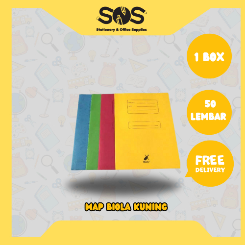 

Map Biola KUNING 1 box 50 pcs