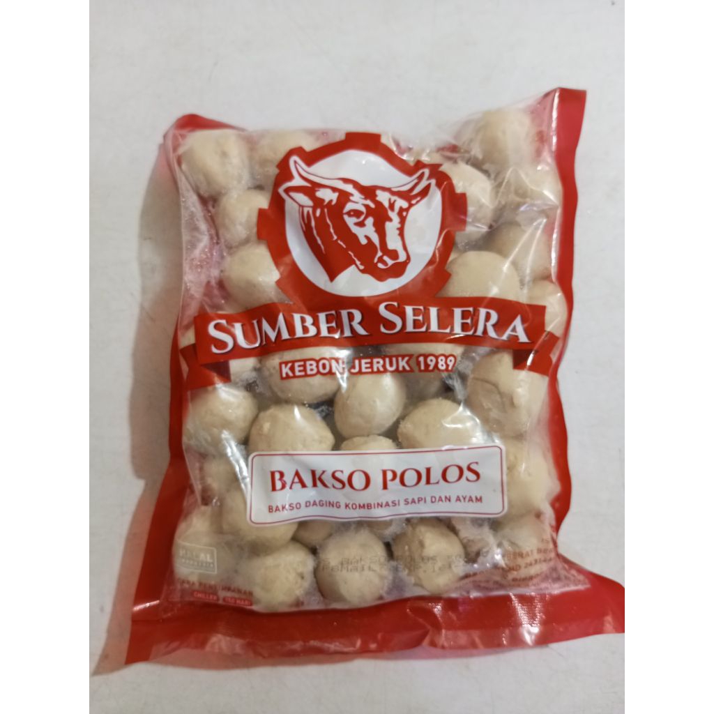 

Sumber selera Bakso Polos Kebon jeruk/Bakso daging kombinasi sapi dan ayam isi 50butir