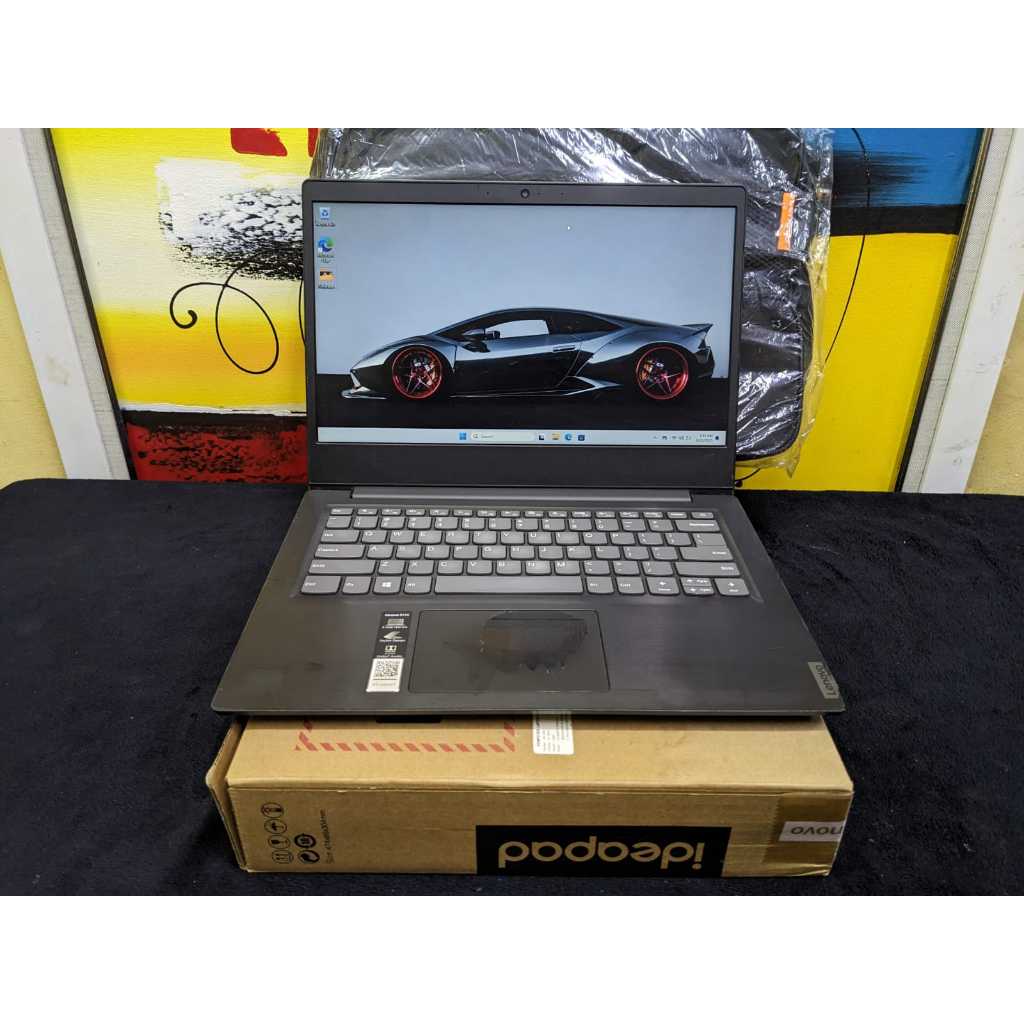 Laptop Lenovo IdeaPad S145 AMD A9 9425 4/128 Radeon R5 FullSet + Tas Original Murah