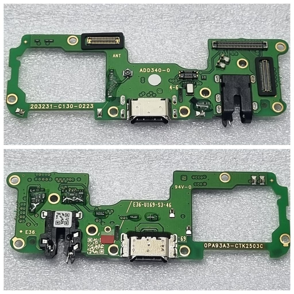 Flexible Cas/ Papan Cas Oppo Reno 4F/ Reno 5F/ A93/ F17 Pro Full Komponen + Mic + IC (Original Produ