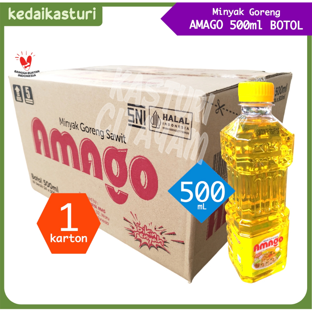 

Amago 500mL Minyak Goreng Sunco - 1 Karton x 24 Botol