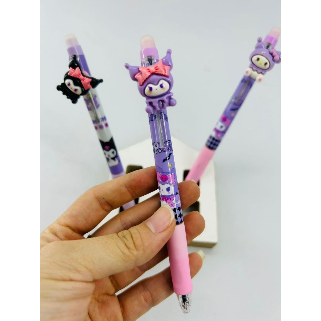 

TERBARU!! Pulpen Pena Bisa diHapus Motif Kuromi Mix Pulpen Kuromi Bisa di Putar Gel Pen Bisa Hapus Erase