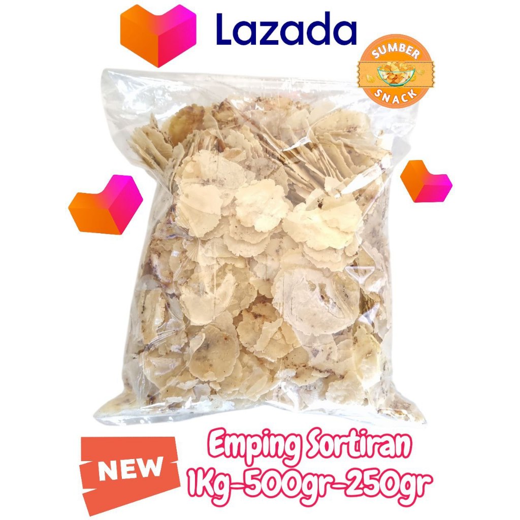 

Emping melinjo BS sortiran 1kg berkualitas