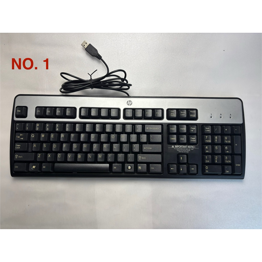 keyboard HP kabel USB original