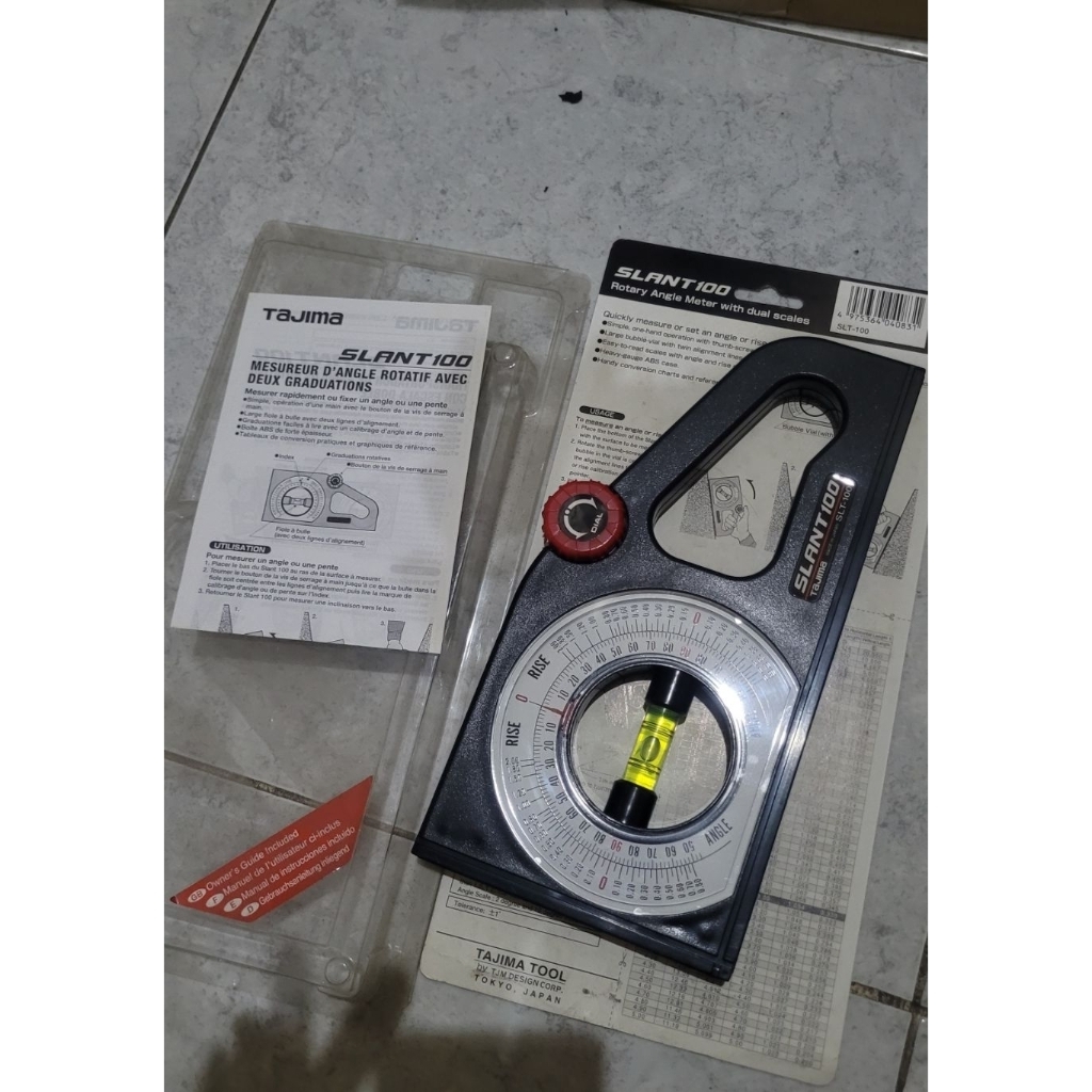 WATERPASS TAJIMA ANGLE LEVEL SLANT 100/SLT100