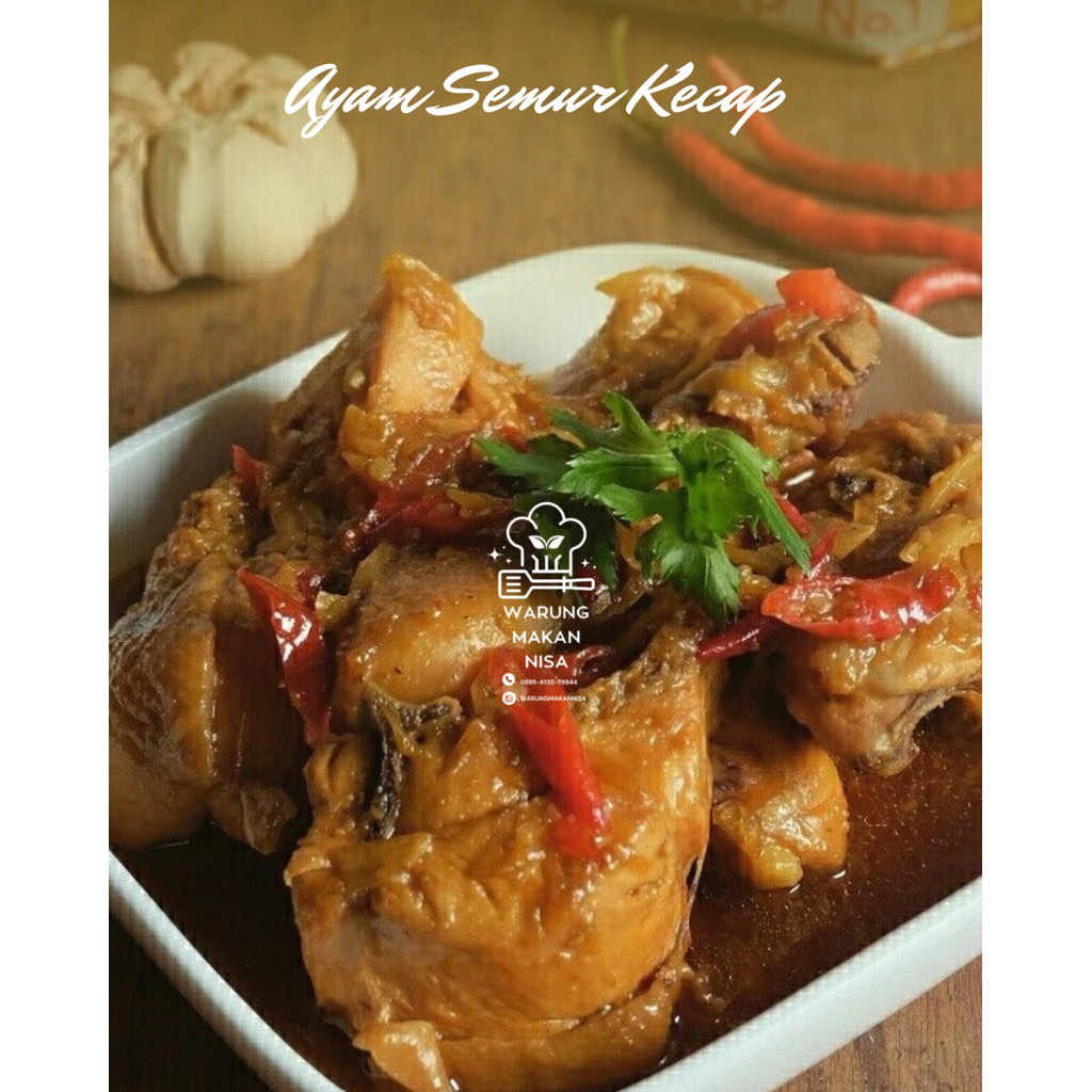 

Ayam semur kecap porsi isi 5pc /Masakan fresh lauk harian sehat