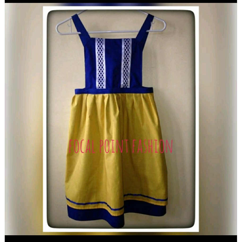 kostum Swedia celemek apron Swedish anak internasional costume
