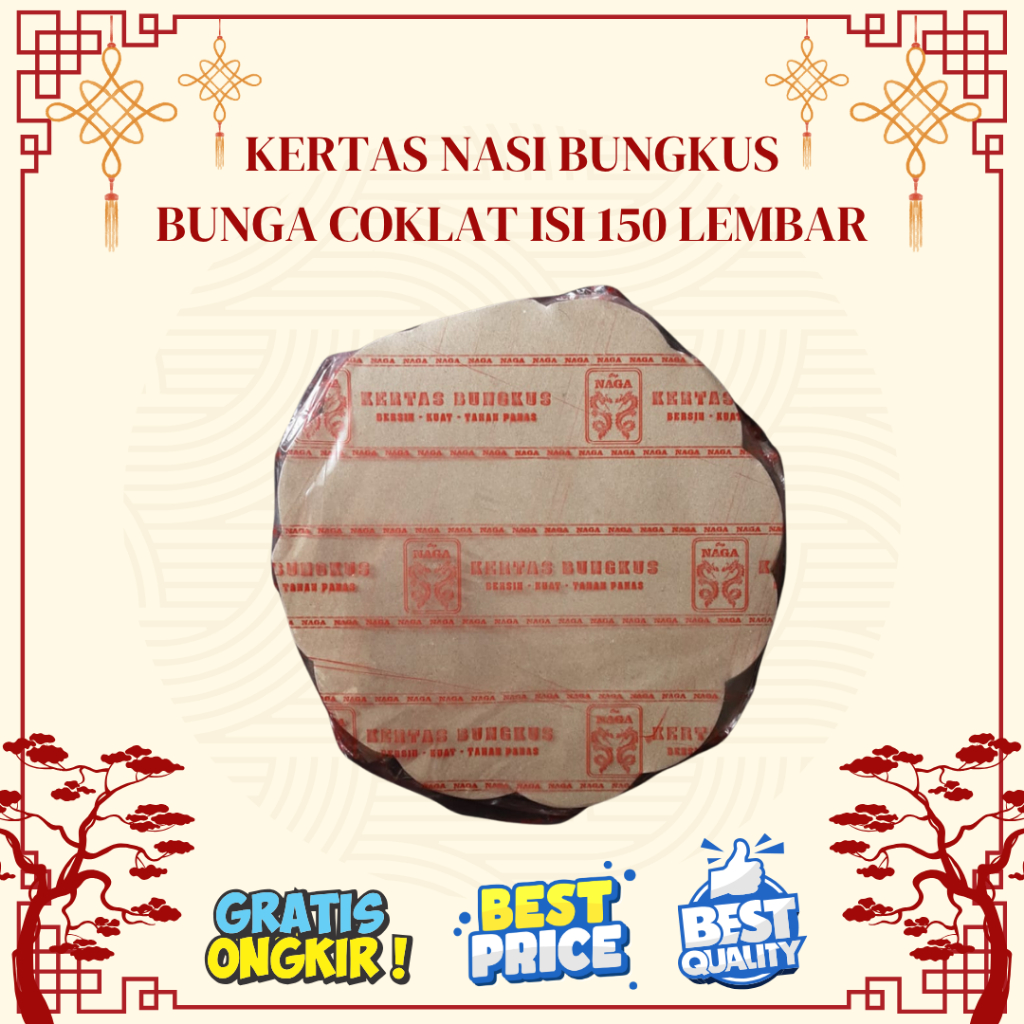 

FREE ONGKIR (1 PACK) Kertas nasi Bunga | Kertas Bulat - Kertas Piring - tatakan nasi
