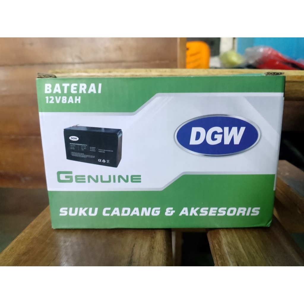 AKI / Baterai DGW 12V8AH Tengki Elektrik / Battery Sprayer Elektrik