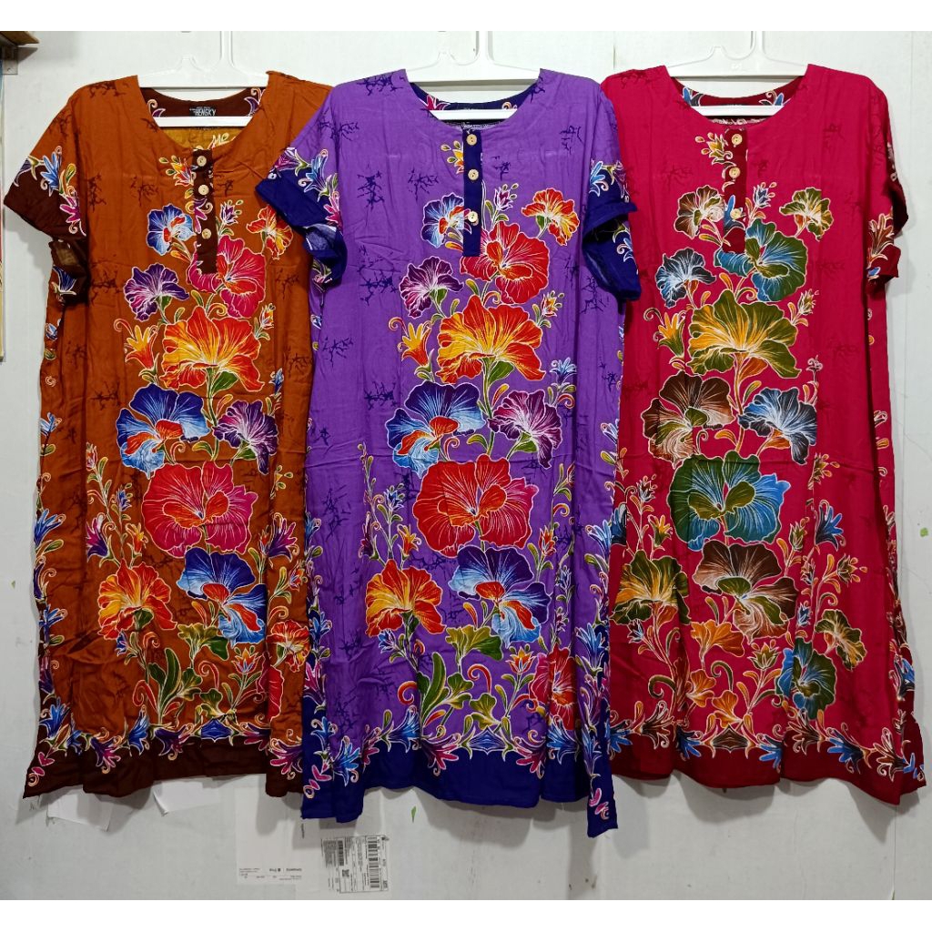 Daster hengky XL kancing terbaru LD 130 - Daster hengky Ld 130