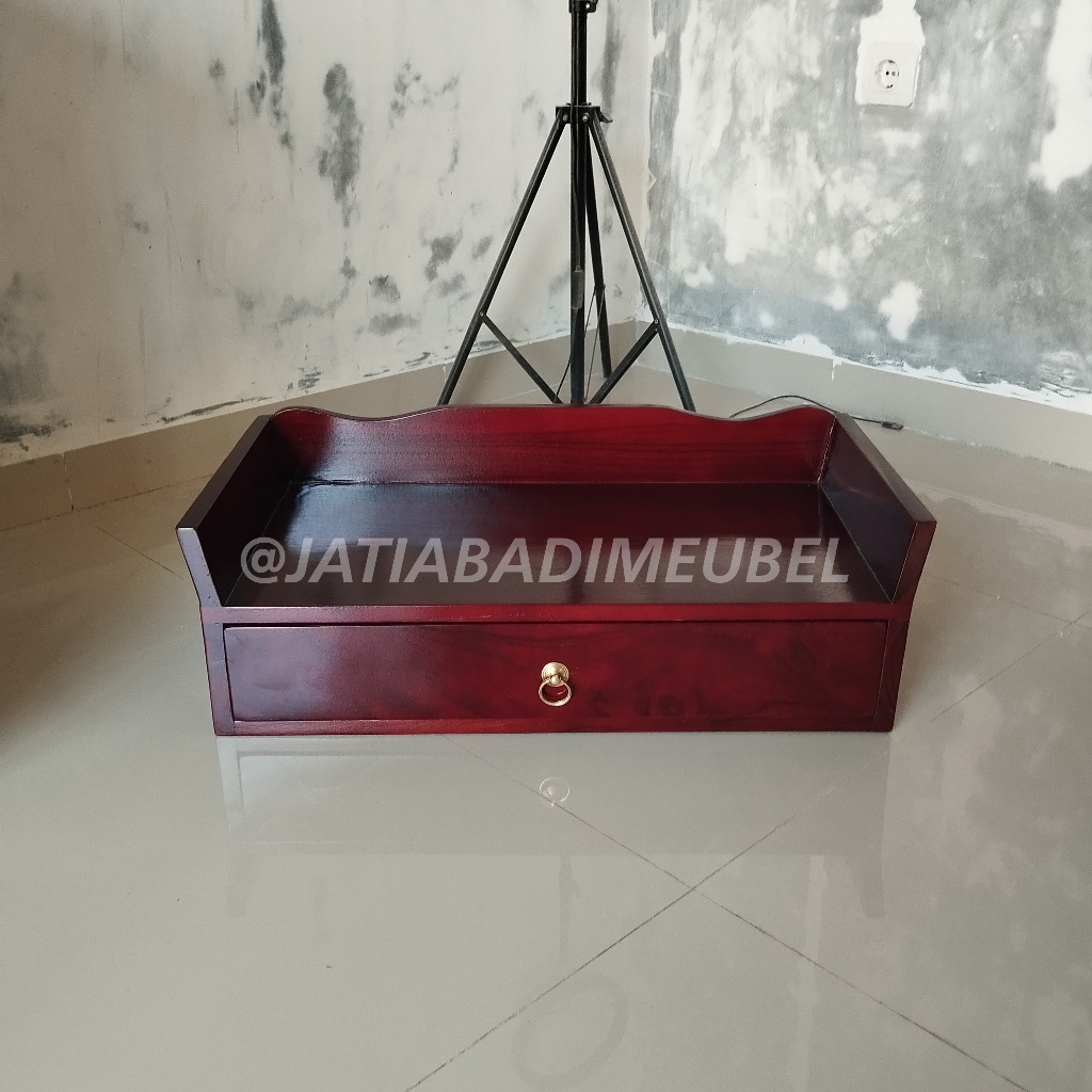 Meja Sembahyang Gantung, Meja Altar Gantung Dinding Minimalis Kayu Jati