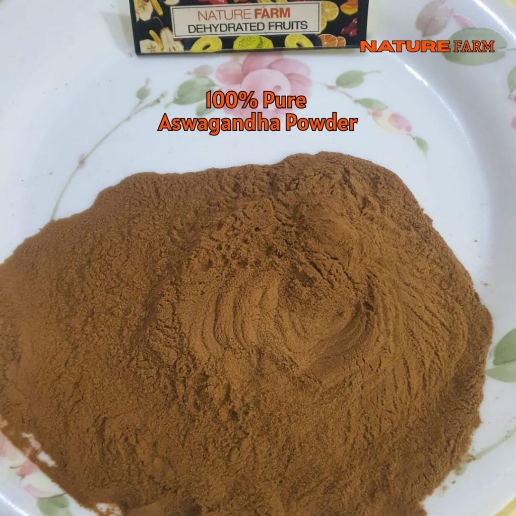 

Nature Farm Premium Pure Ashwagandha Powder / Bubuk Ashwagandha Ginseng India Murni 100% 25gr 50gr 100gr