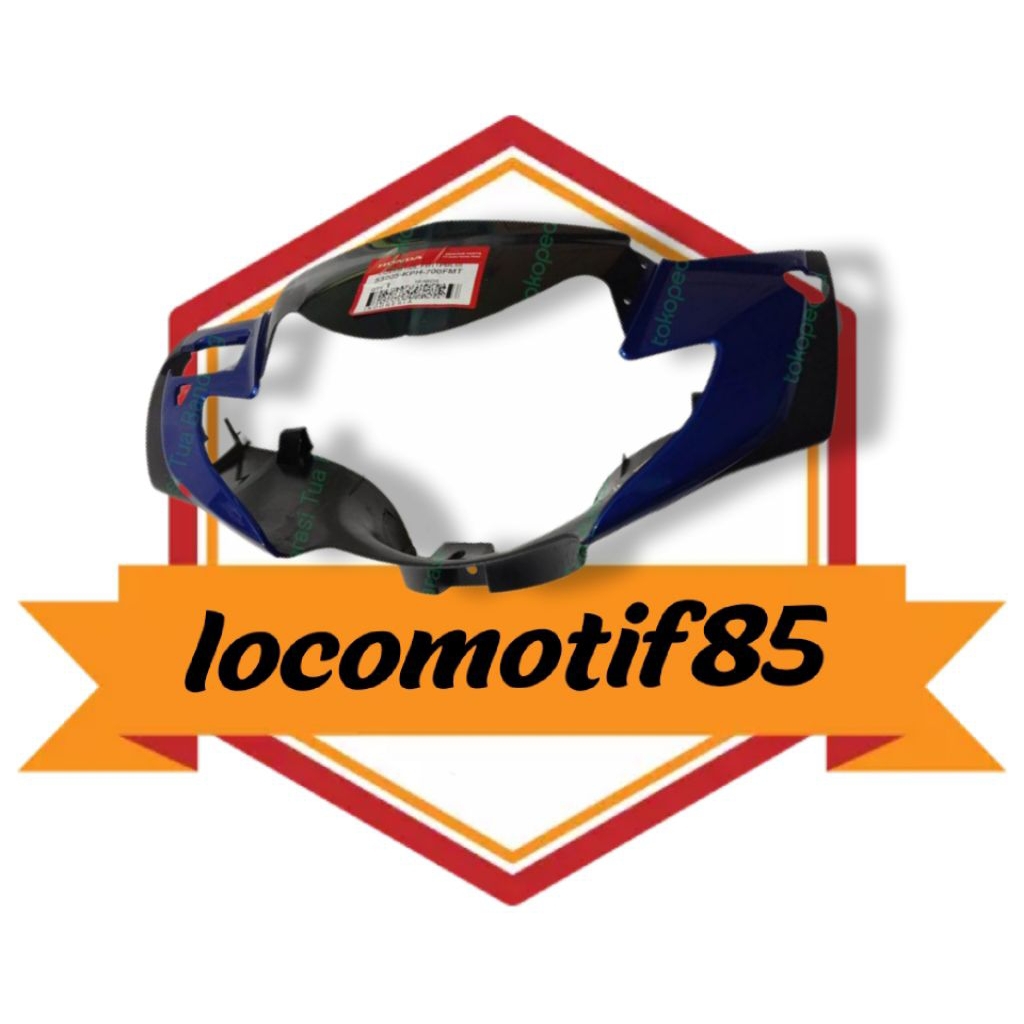 cover batok lampu depan Supra x 125 old visor lama biru original