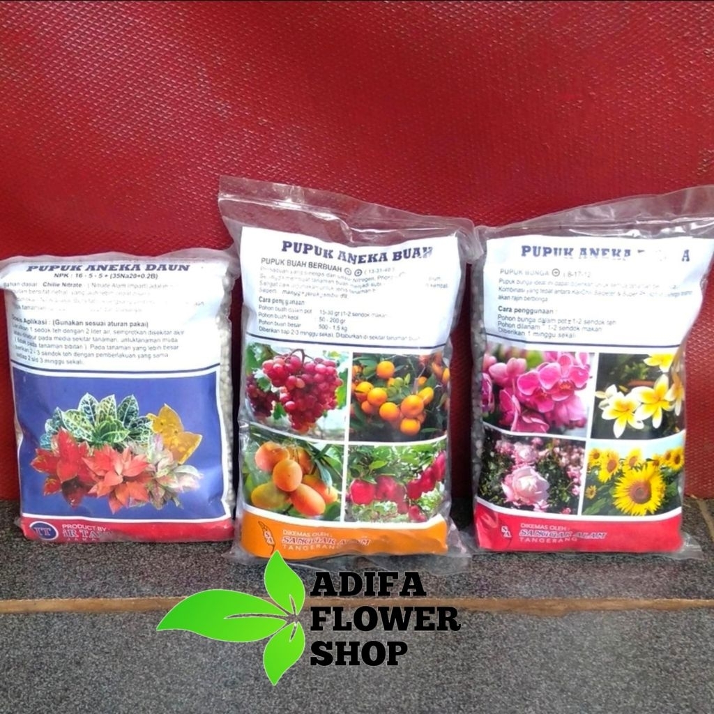 PUPUK ANEKA BUAH - BUNGA - DAUN/PUPUK PENYUBUR TANAMAN