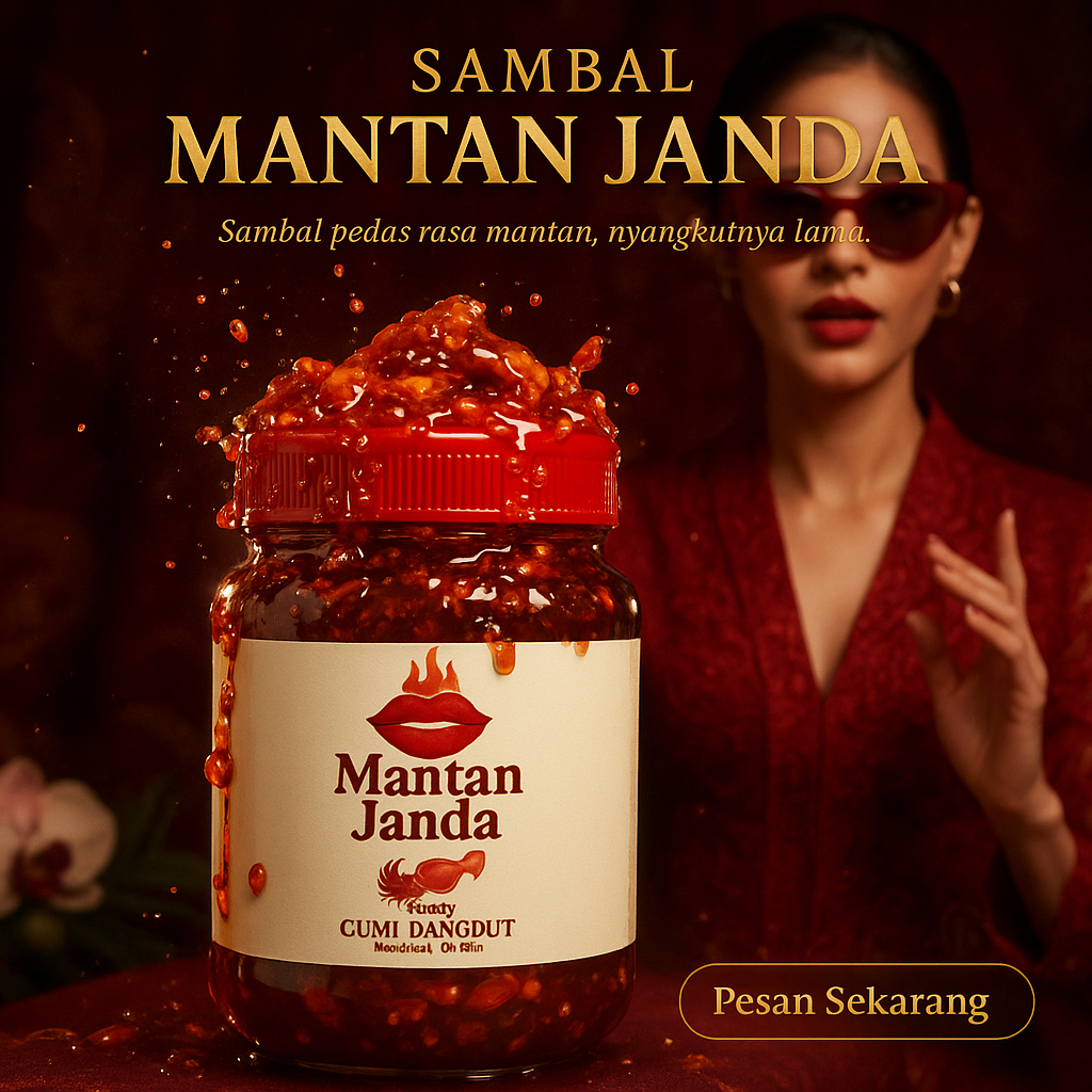 

Sambal Cumi Asin Pedas by MANTAN JANDA Varian Cumi Dangdut Pedas Nikmat 180 gr