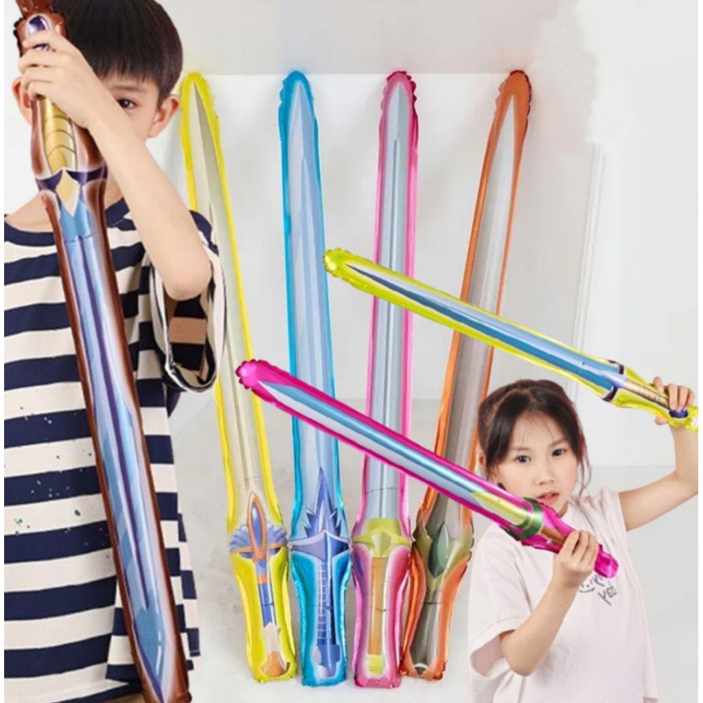 Balon pedang foil panjang/mainan tongkat pedang foil panjang