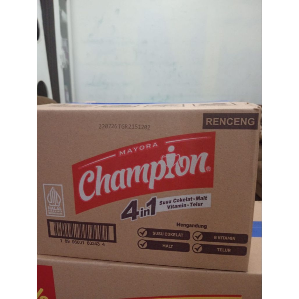 

Energen champion 1 dus isi 12 renceng/ energen sereal sedus isi 16renceng/energen ball 16renceng/energen malkist