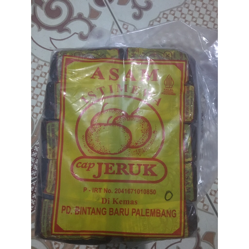 

Asam jawa cap jeruk palembang kualitas premium ( sedikit biji )