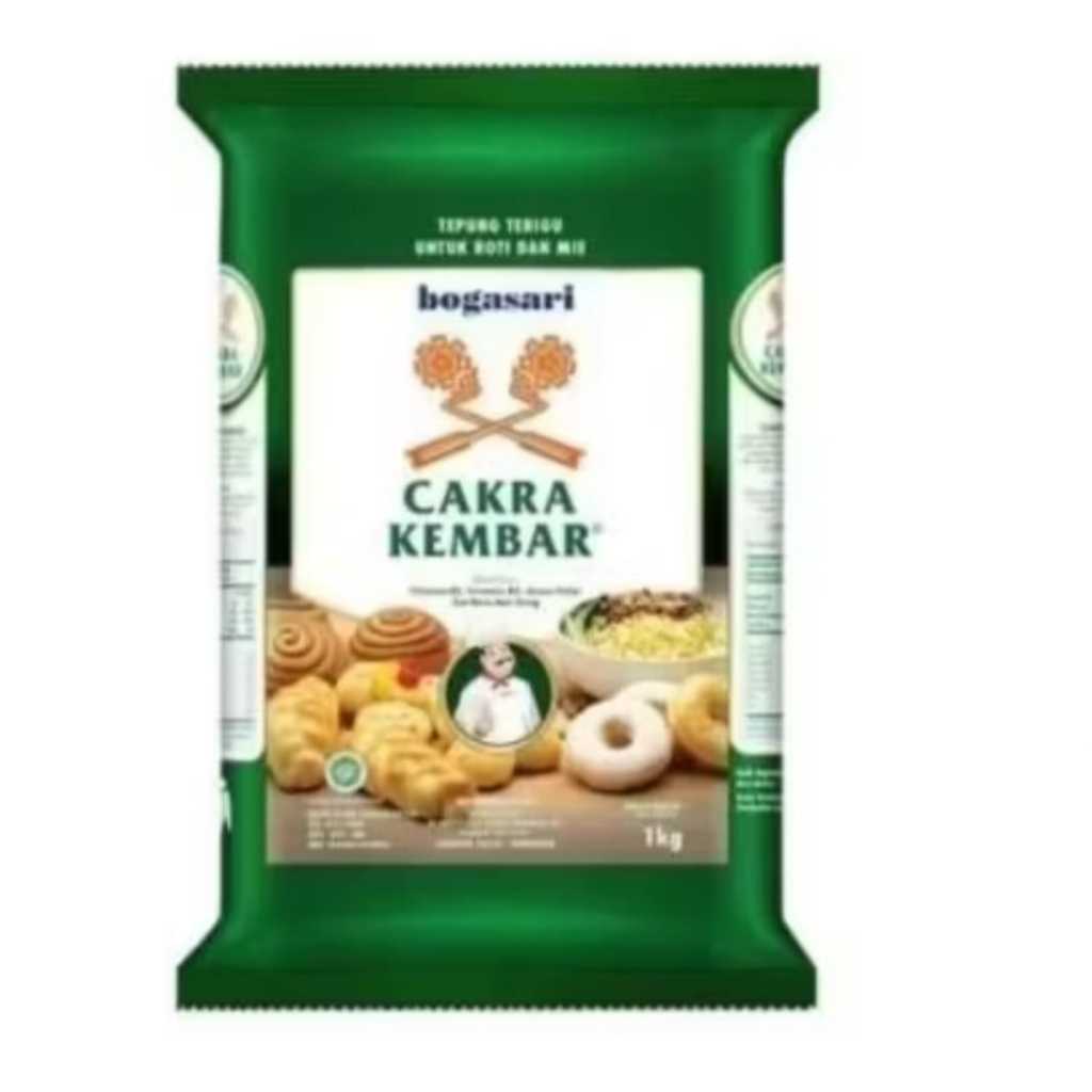 

CAKRA KEMBAR PREMIUM TEPUNG TERIGU 1 KG / TEPUNG TERIGU CAKRA KEMBAR PREMIUM 1 KG