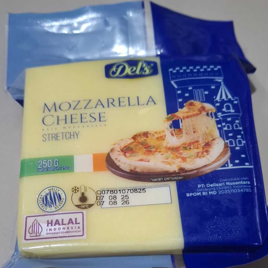 

Del's Meyy Basker Mozzarella Cheese Stretchtoh 250g