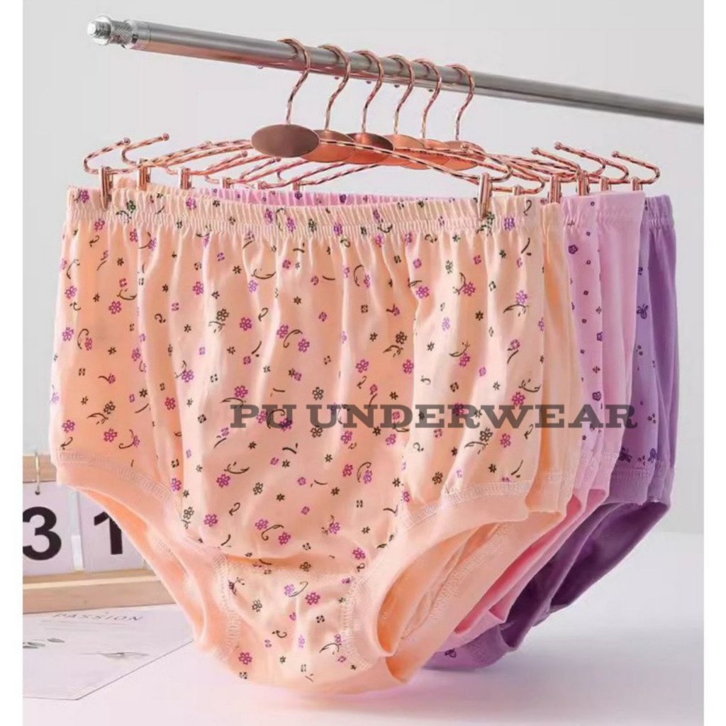 CD Celana Dalam Wanita Dewasa Paket ISI6pcs CD Jumbo Motif Bunga