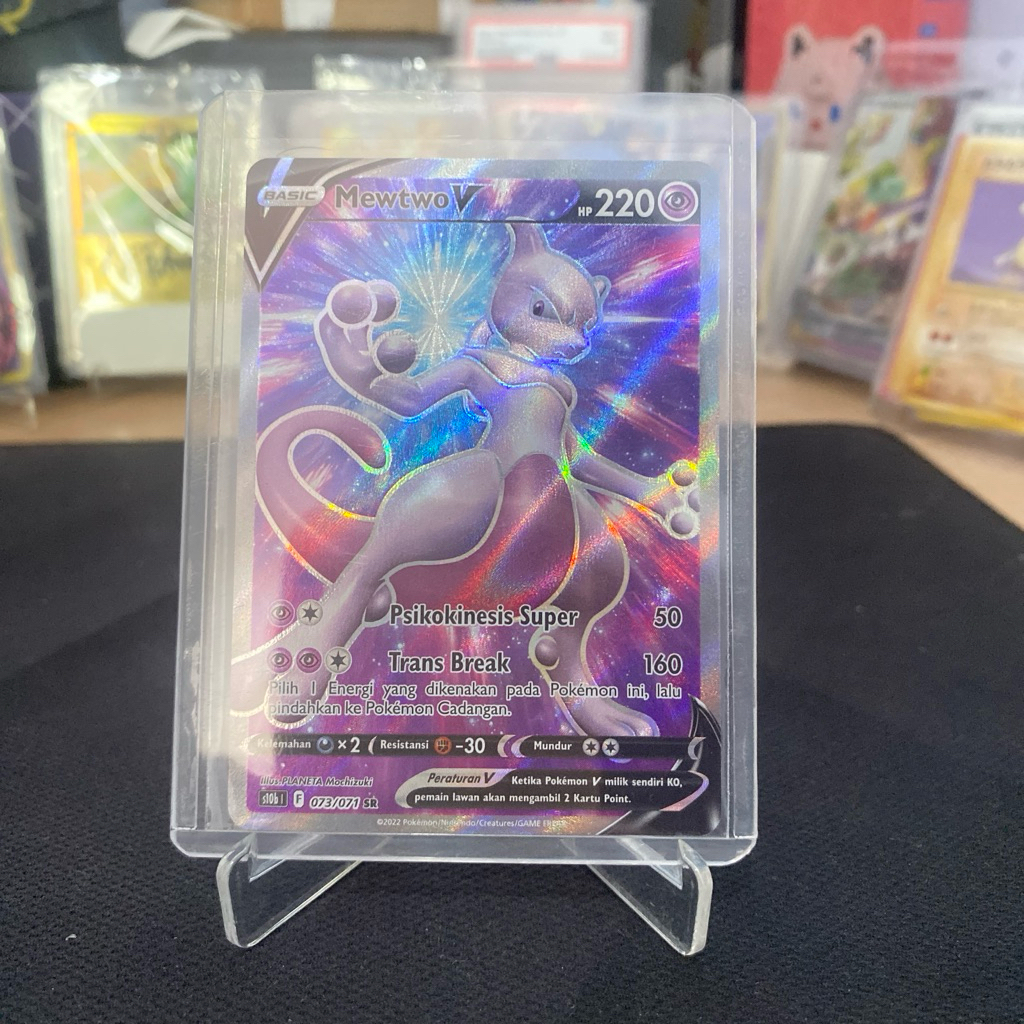 Mewtwo V 073/071 SR TCG Pokemon 2022 Indonesia