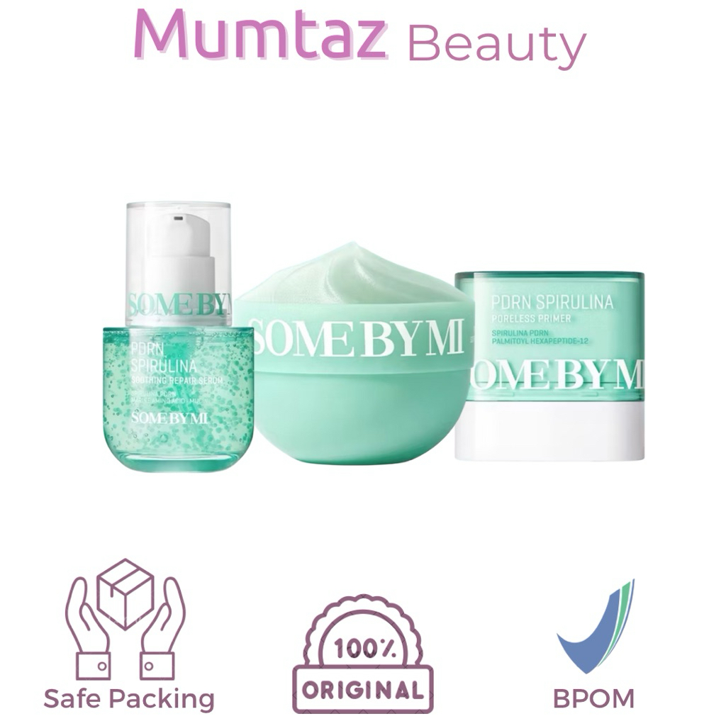 SOME BY MI| Some By Mi PDRN Spirulina Mask, Serum dan Primer