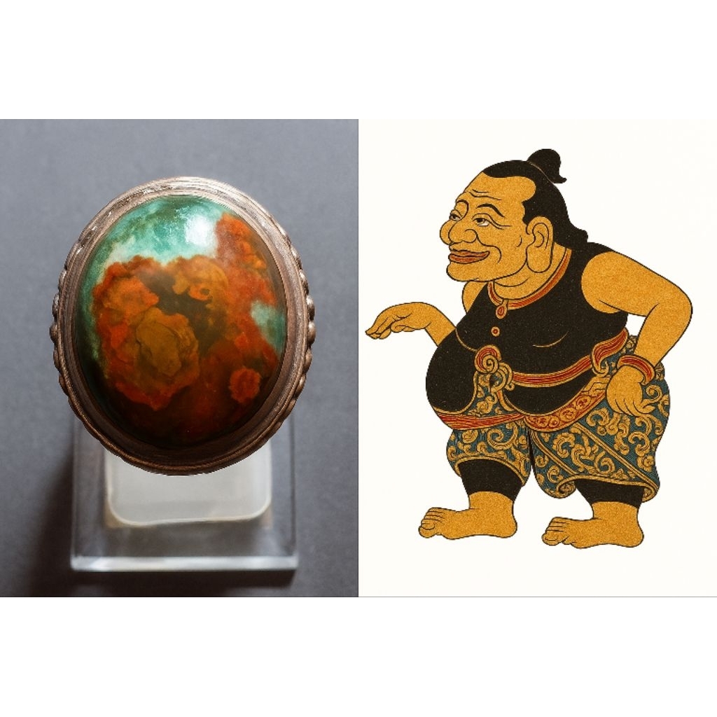 pancawarna garut odim besar semi bulat joren motif semar