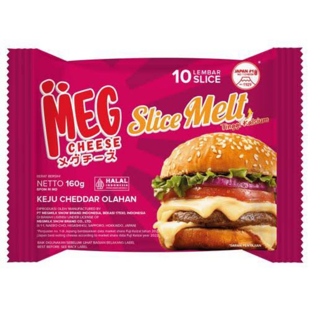 

keju Meg slice melt isi 10 lembar