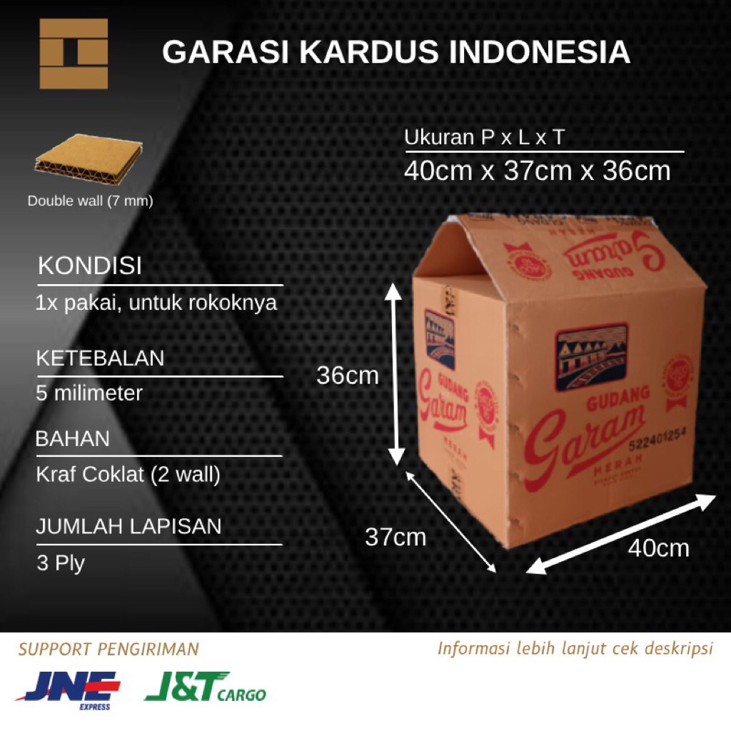 Kardus bekas jumbo kardus pindahan kardus penyimpanan