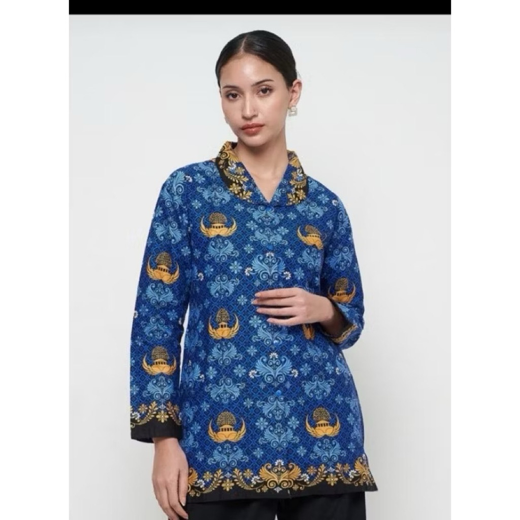 Tunik Kopri krah hitam Tunik Kopri