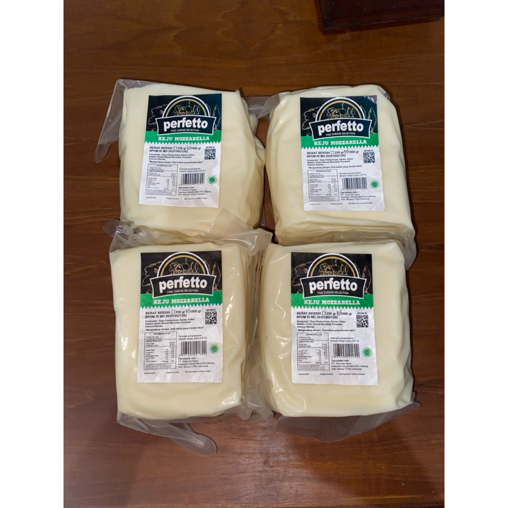 

Keju Mozarella Perfetto 1kg