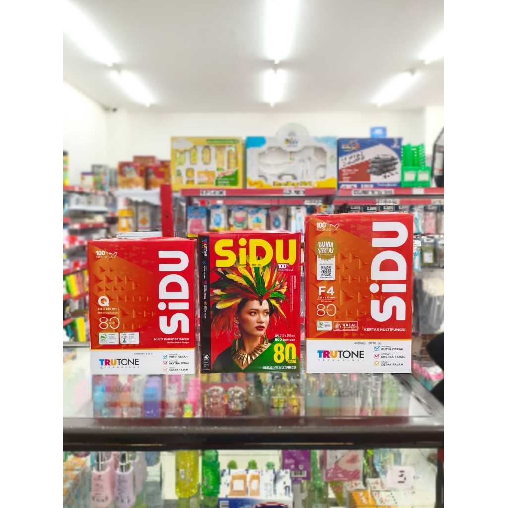 

Kertas HVS Putih Q 80 Gram SIDU (Q/Quarto) 215 x 275 mm