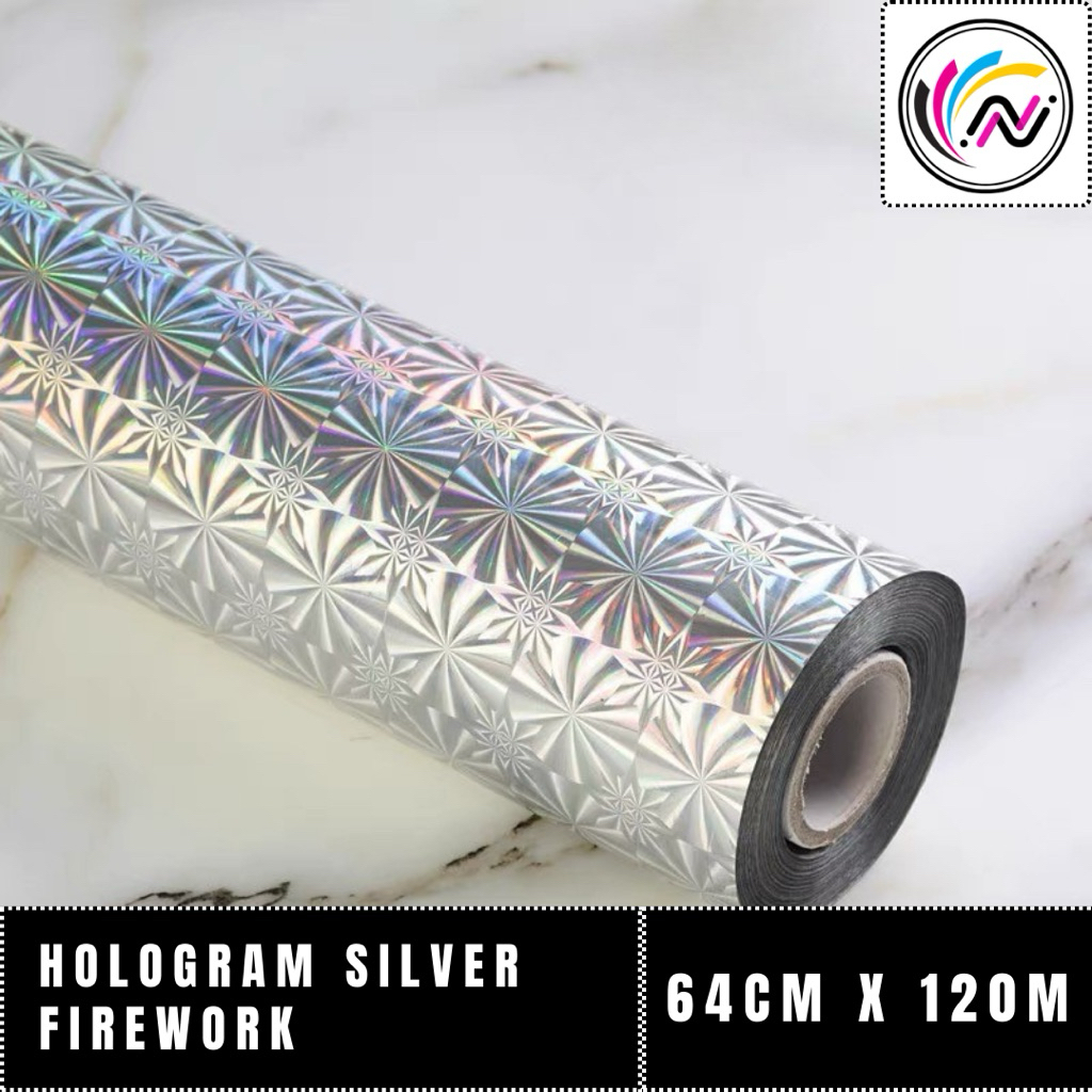 [1 ROLL] Hot Stamping Foil Hologram (64CMx120M)