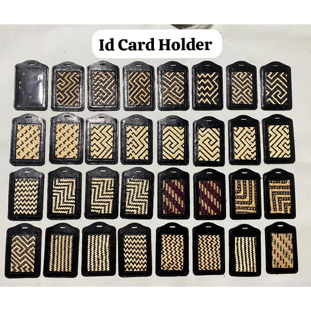 

Id card holder anyaman rotan