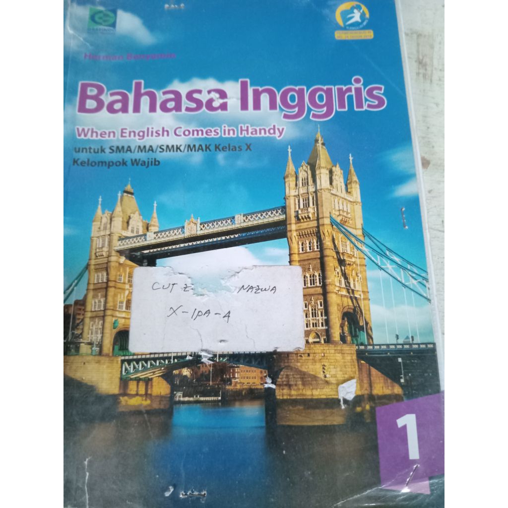 buku bahasa inggris kelas X SMA