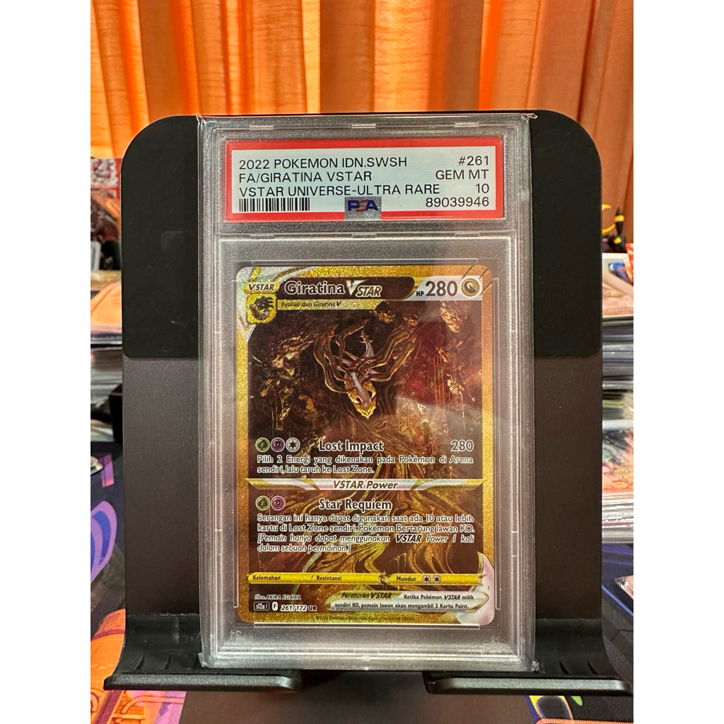 Pokemon Card Slab PSA 10 Girantina Vstar Semesta Indonesia